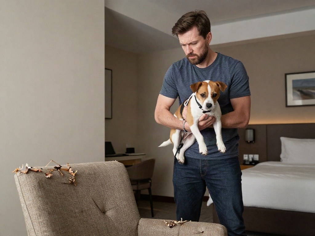 Hund beschädigt Ferienwohnung Hotel